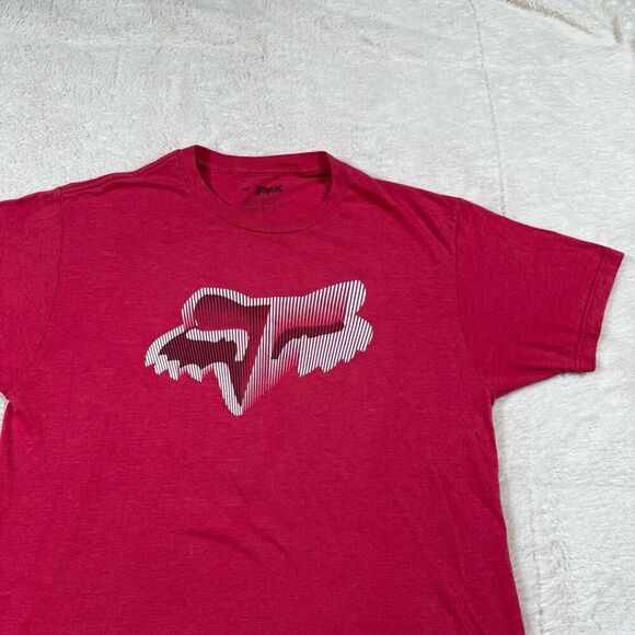 Fox Racing Red Moto Mens Short Sleeve Tee T Shirt - Picture 2 of 6